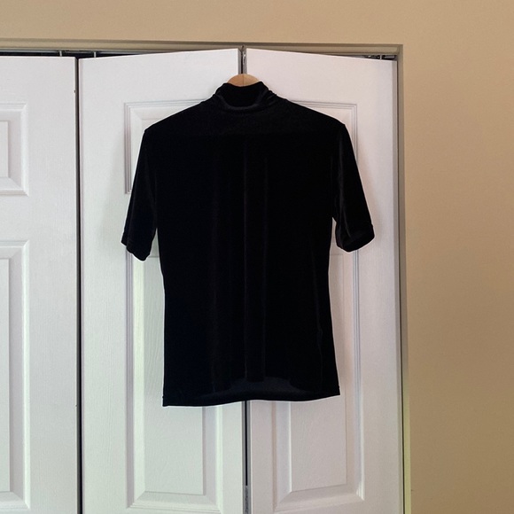 Tops - Hasting and Smith short sleeve velvet like turtleneck.